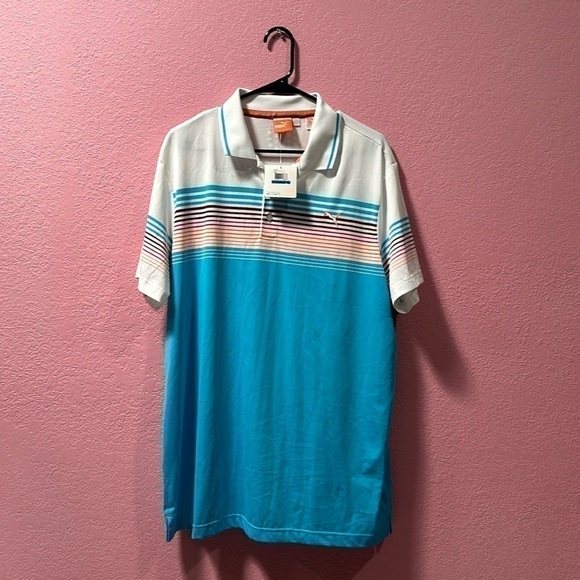 PUMA Men’s Multicolored Sports T-Shirt Size XL NWT - Picture 1 of 7